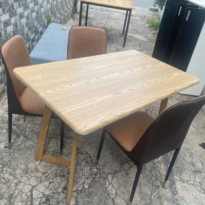 COMBO BỘ BÀN ĂN CHÂN CHỮ V PX700