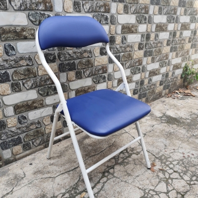 GHẾ GẤP KHUNG SẮT SƠN TRẮNG PX150