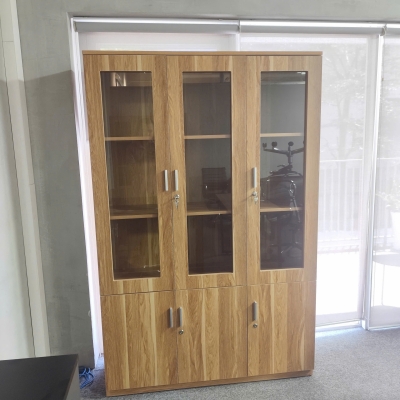 TỦ HỒ SƠ GỖ 3 CÁNH KÍNH PX3500